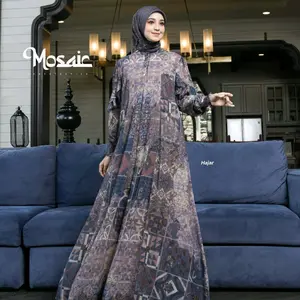 ARABELLE SCRAF MOSAIC SERIES DRESS CERUTY BABY DOLL PREMIUM DAN PERFEC SILKY PREMIUM DRESS LEBARAN DRESS PESTA TERBARU BY ARABELLE SCARF OFFICIAL SHOP
