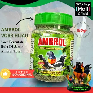 Ambrol Voer Hijau Rumput Laut Perontok Bulu Burung Terjamin Ambrol Total Untuk Burung Murai Kacer Vitamin Gacor