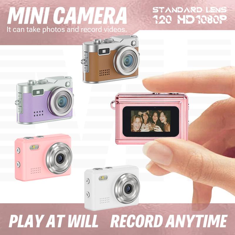 Máy ảnh mini Móc chìa khóa Có thể chụp ảnh và quay Video Máy ảnh Nhỏ Máy ghi hình kỹ thuật số nhỏ Cổ Điển có đèn flash LED Máy ảnh ngón tay cái du lịch Cầm Tay Thích hợp để ghi lại cuộc sống Lý Tưởng để đi ra ngoài và Vlog ghi lại