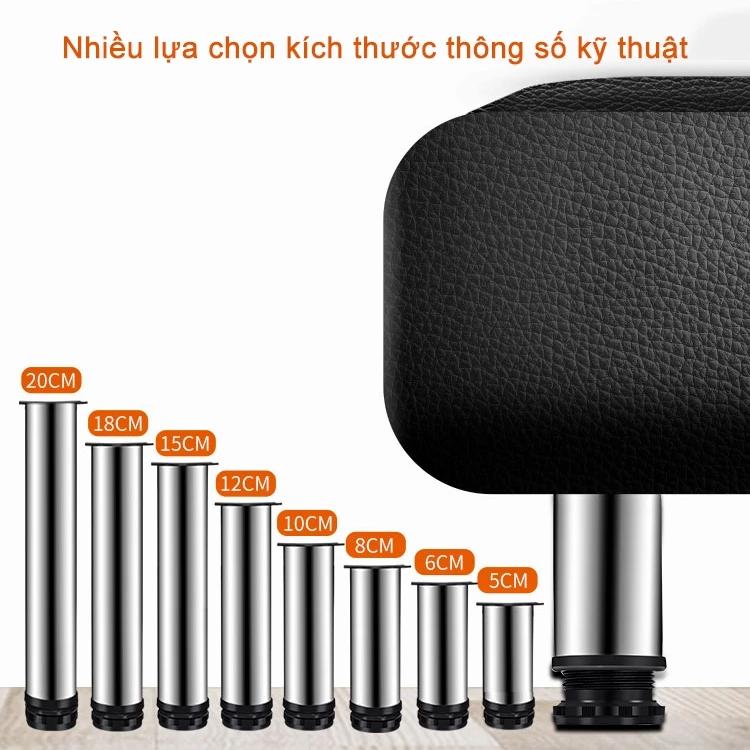 Chân kệ chân ghế sofa inox chân bàn có điều chỉnh độ cao（Với vít） 2