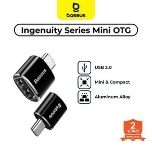 [NEW PRODUCT] BASEUS Converter OTG USB Hub Mini Type-C Female to USB Male & USB Female to Type-C Male Adapter/Connector