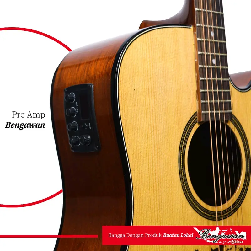 Bengawan Gitar AC 911 Akustik Elektrik 6