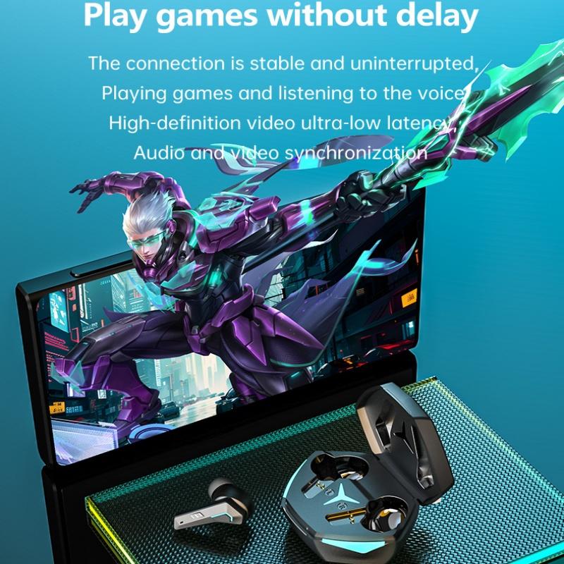 DX22 TWS Wireless Earphone Bluetooth Headphones Noise Canceling Headset Gaming Earbuds headset 3