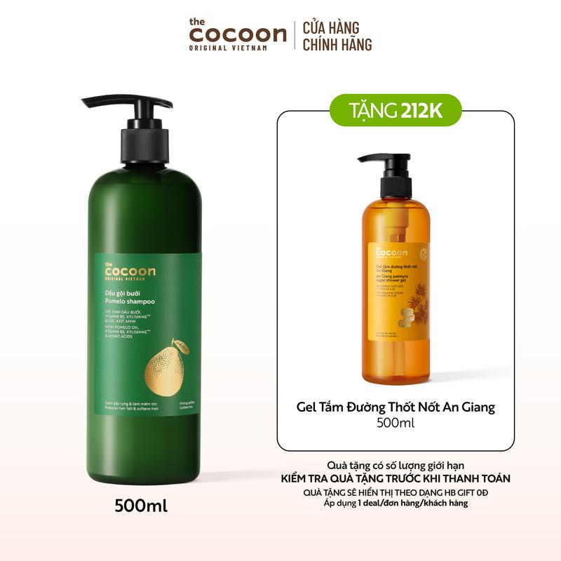 Bigsize - Dầu gội bưởi Cocoon giúp giảm gãy rụng và làm mềm tóc 500ml