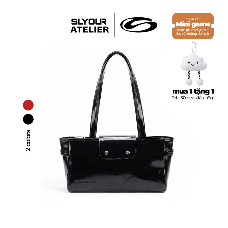 [Tặng kèm charm] Túi Tote Luna - Slyour Bag unisex, Vải Canvas Đeo Vai, Kích thước to, Vừa Máy Tính, Thời Trang - 20x40cm
