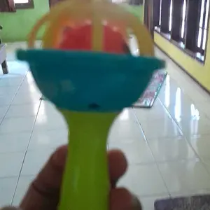 438 Mainan Edukasi Anak anak Ring Donat Bebek 6 Susun Roda