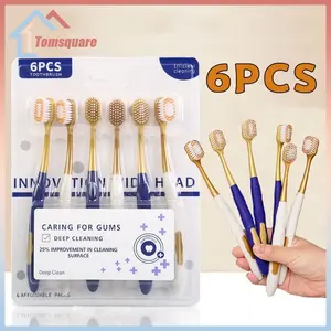 Sikat gigi Dewasa 1 Paket isi 6 pcs Bahan Lembut Toothbrush Double Care Sensitive Gusi