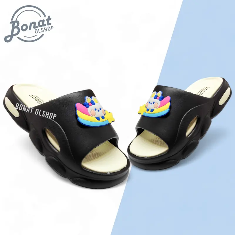 Sandal Anak Selop Perempuan Sendal Karet Kokop Tebal Wanita Size 30-35 Viral Terkini Terbaru 2