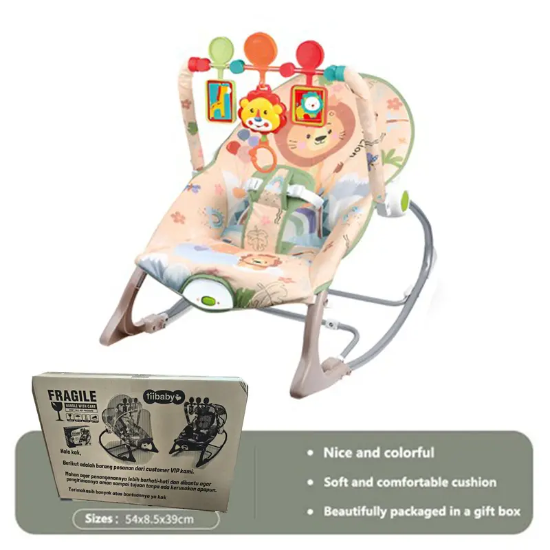 FLYBB Kursi Goyang Manual Bayi /Bouncer Bayi 10 In 1 Premium dilipat music Bouncer 6