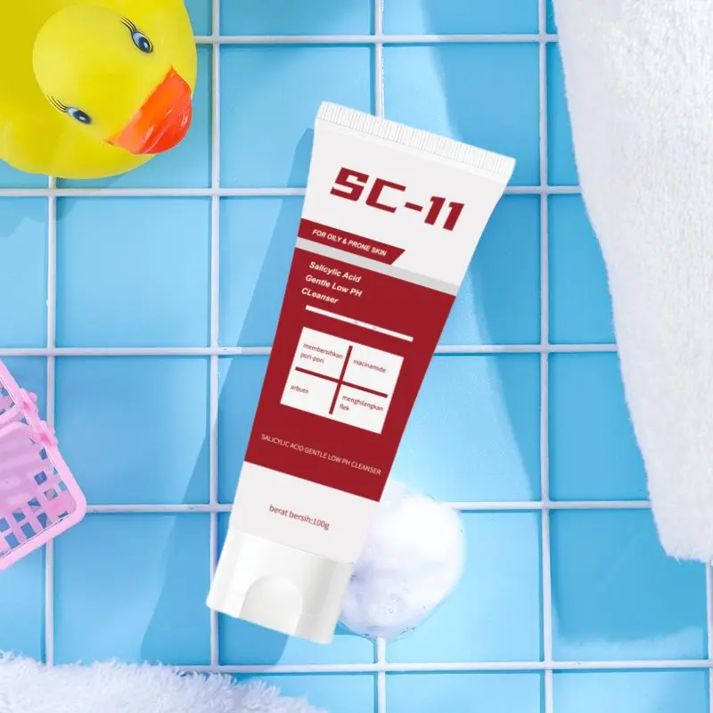 SC-II Pembersih Wajah Whitening. Kulit Halus dan Cerah, Skin&Cleaning Pembersih Wajah Niacinamide Pemutih, Dirancang Khusus untuk Kulit Kusam moisturizer  sensitif 4