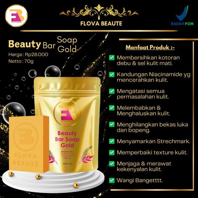 Product Introduction of sabun flova beaute Mencerahkan Facial Perawatan Berjerawat Kusam Kering Wajah Muka 1