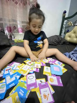 Product Review of Flash Card Bersuara Indo English (112 Kartu / 224 Kata / 10 Tema) / Early Education Mainan Alat Bilingual Pengenalan Kosakata Bahasa Inggris-Indonesia dalam Pendidikan Dini Anak from M**d 2