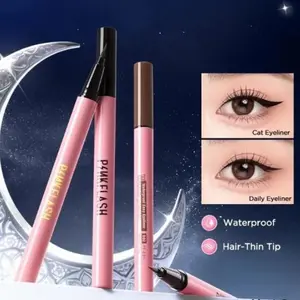 PINKFLASH Liquid Eyeliner High Pigmented Long Lasting Waterproof Black