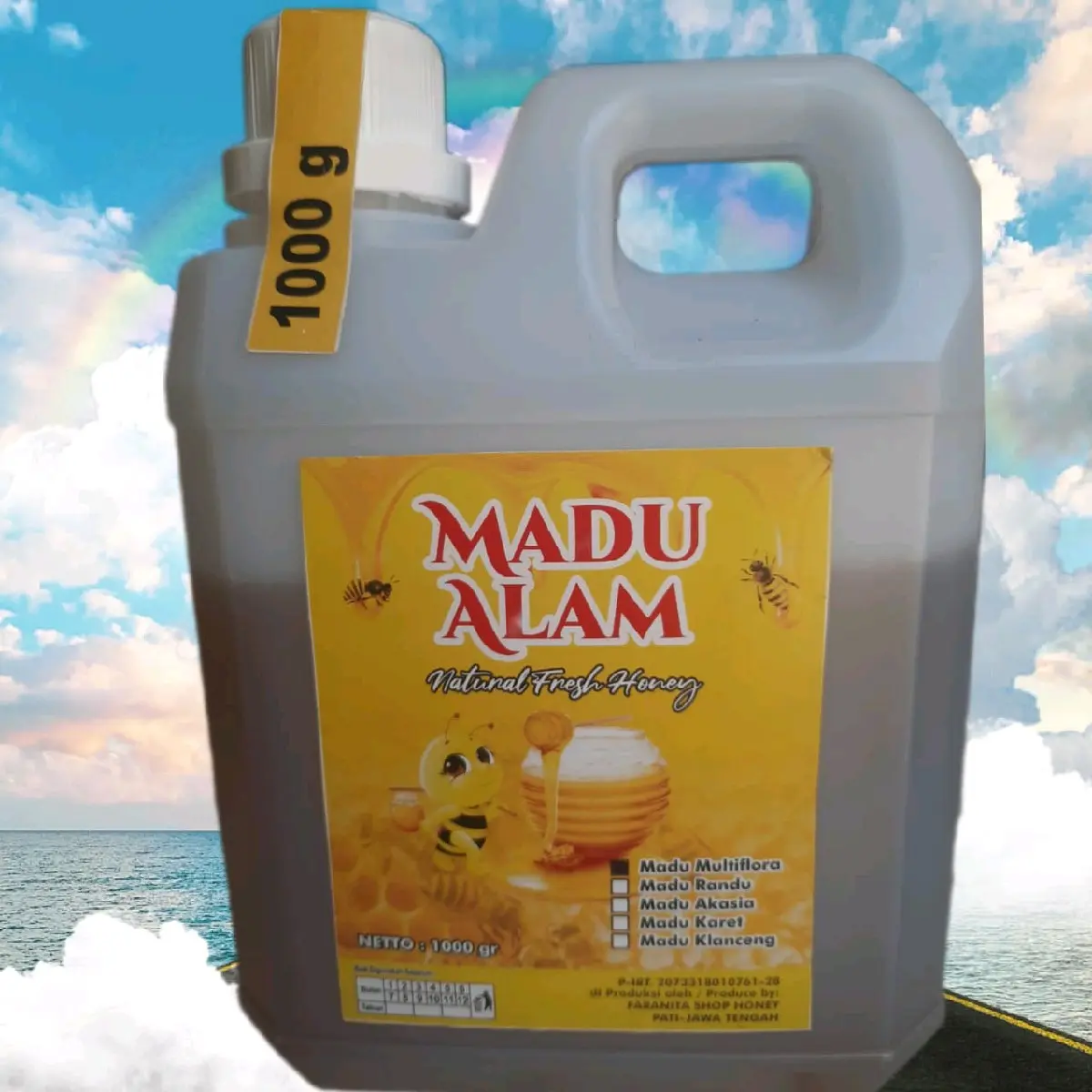 madu murni nektar multiflora 1 kg kental Manis