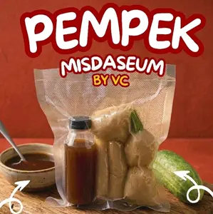 (KHUSUS PULAU JAWA) Pempek MISDASEUM Isi 5 mix