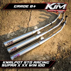 KNALPOT STD RACING SUPRA X LAMA SUPRA FIT LAMA HONDA ASTREA HONDA WIN ORI KIM MUFFLERR