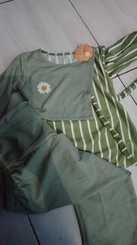 Product Review of Setelan Knit Hornet Rompi Anak Perempuan Usia 1-10 Tahun Lengan panjang from a**a 0