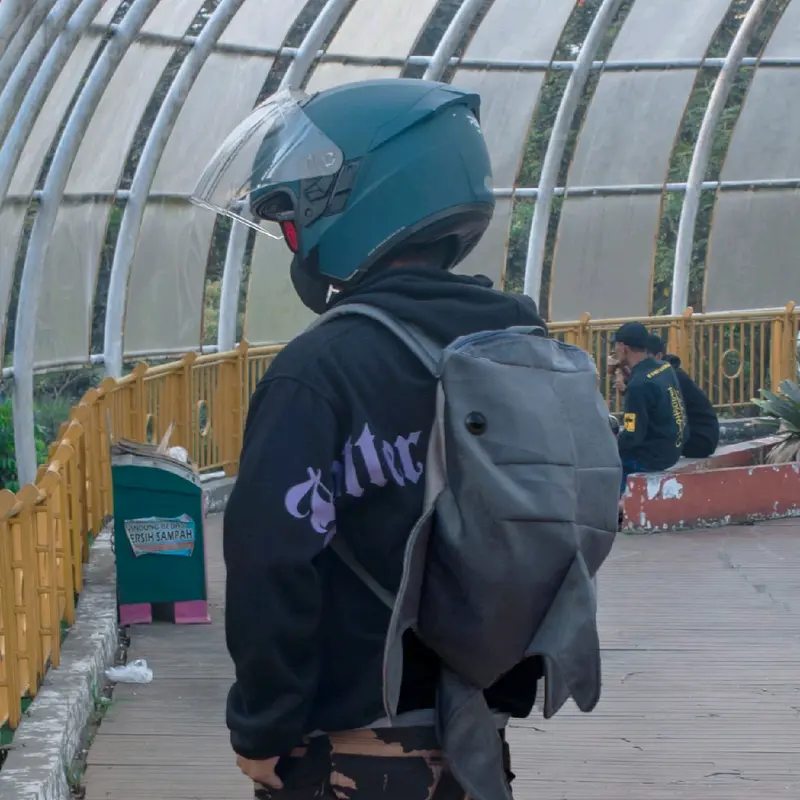 tas gendong model hiu backpack hiu Sekolah 4