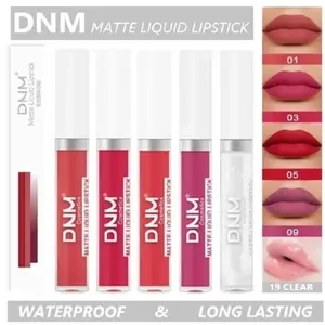 DNM Liquid Lipstik Matte Lipstick Tahan Lama Lip gloss Matte 19 Colour Waterproof