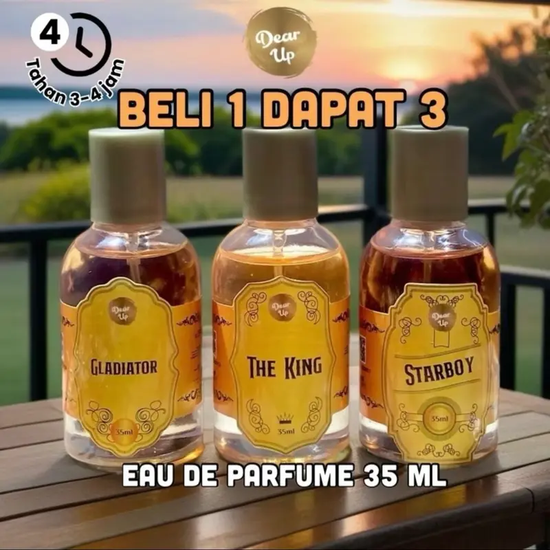 DEAR UP EDP GIFT SERIES BELI 1 DAPAT 3 PARFUM UNISEX BPOM 1