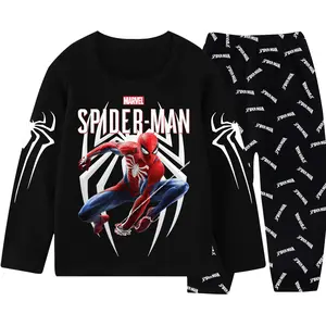 Piyama Setelan Baju Tidur Anak Laki Laki Model Lengan Panjang Size 3 Tahun - 10 Tahun Fashion Anak