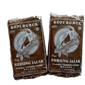 (terlaris)kopi bubuk hitam cap burung jalak, kopi bubuk hitam Robusta