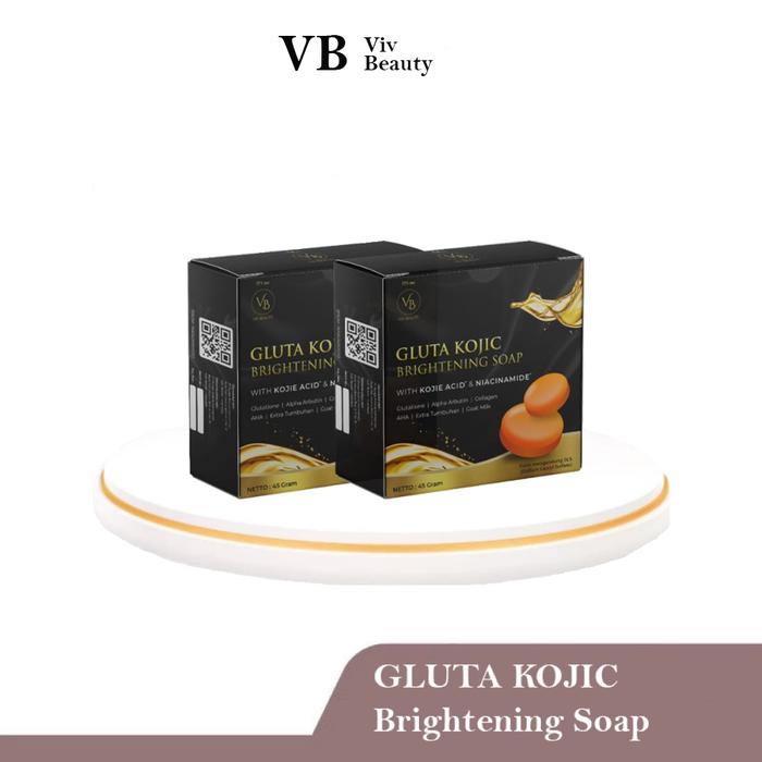 Gambar Viv Beauty Gluta Kojic Brightening Soap Sabun Muka Memutihkan Dan Mencerahkan Tubuh & Hand Pencerah Hitam Lightening Cair dari You Rene Kab. Gresik Tokopedia