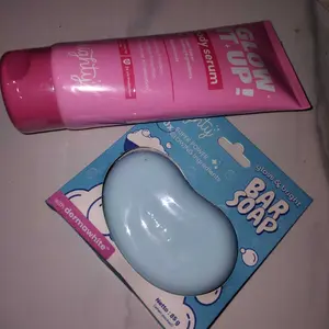 [READY STOCK NEW LAUNCH] 180ml Brighty Glow It Up Body Serum X Brighty Glow & Bright Bar Soap Pencerah Badan Tubuh Pencerah Kulit
