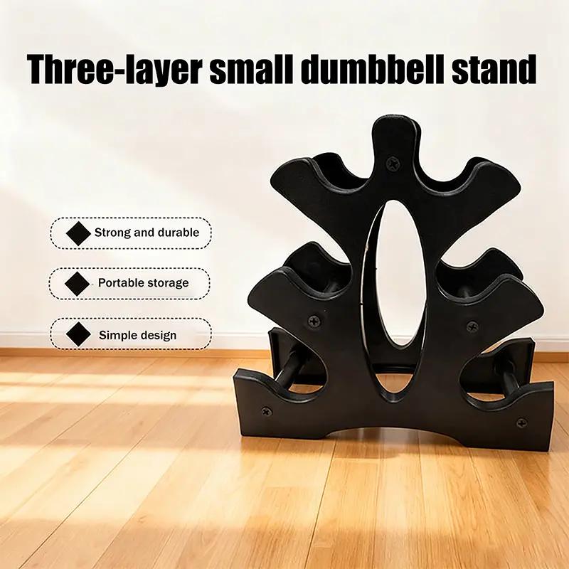 1/2pcs 3 - tầng lưu trữ dumbbell rack đứng đa - tay lớp - kho chứa dumbbell…