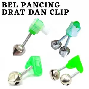 Lonceng Bel Alarm Joran Pancing Double Single (Ulir / Jepit) Murah Sensitif Satuan