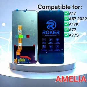 LCD 0P A57 2022 / A17 / A77S FULLSET TOUCHSCREEN PREMIUM GLASS