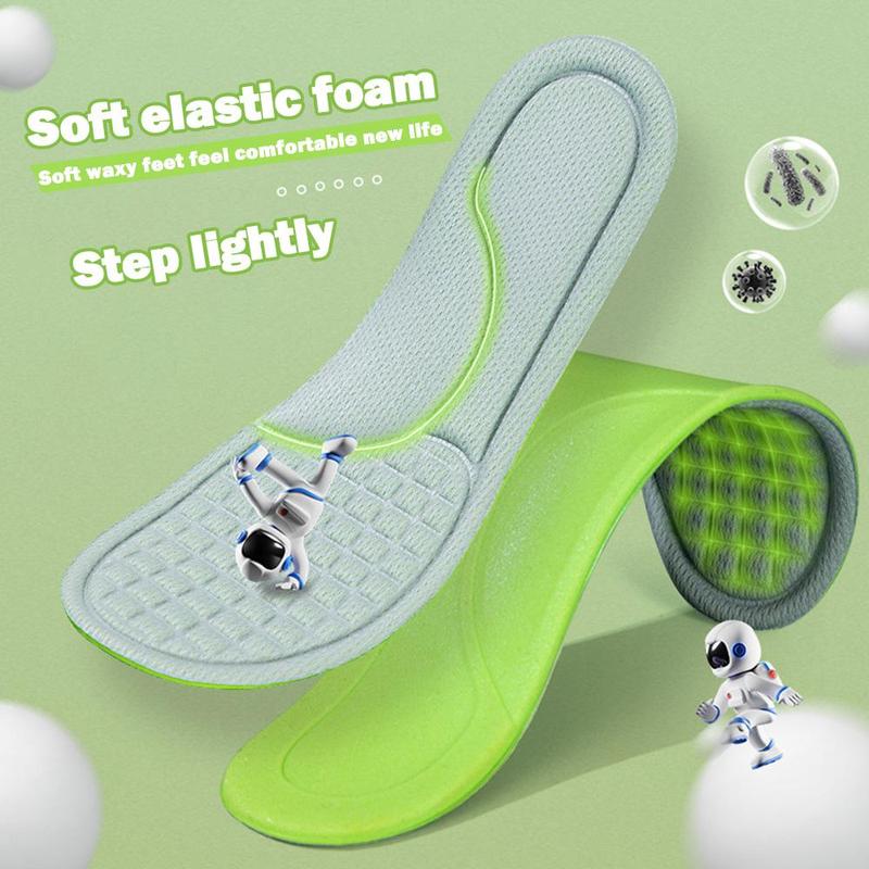 Product Introduction of 1 Pair Memory Foam Insoles Men Women Nano Deodorization Insole Sweat Absorption Sports Running Insoles 18