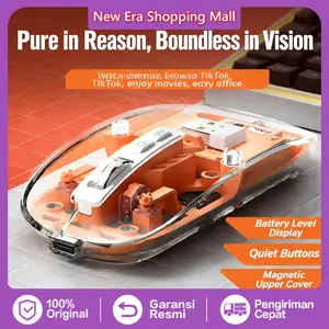 Pengisian model transparan Armor mouse 2.4G nirkabel tiga mode Bluetooth eSports kantor universal mouse