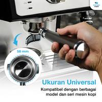Gambar USEA x One Two Cups | Portafilter Single Spout Stainless Steel 58mm - AL304 - Hitam, Kayu Rosewood dari Usea Official Store Kota Administrasi Jakarta Barat 5 Tokopedia