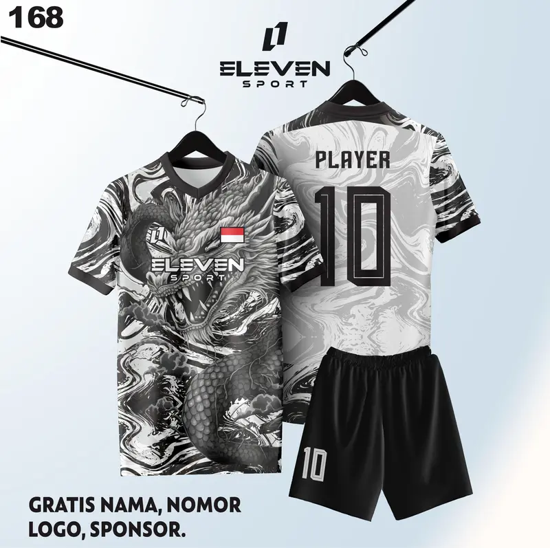Jersey Futsal / Bola Custom Full Printing Bisa Satuan 168 3