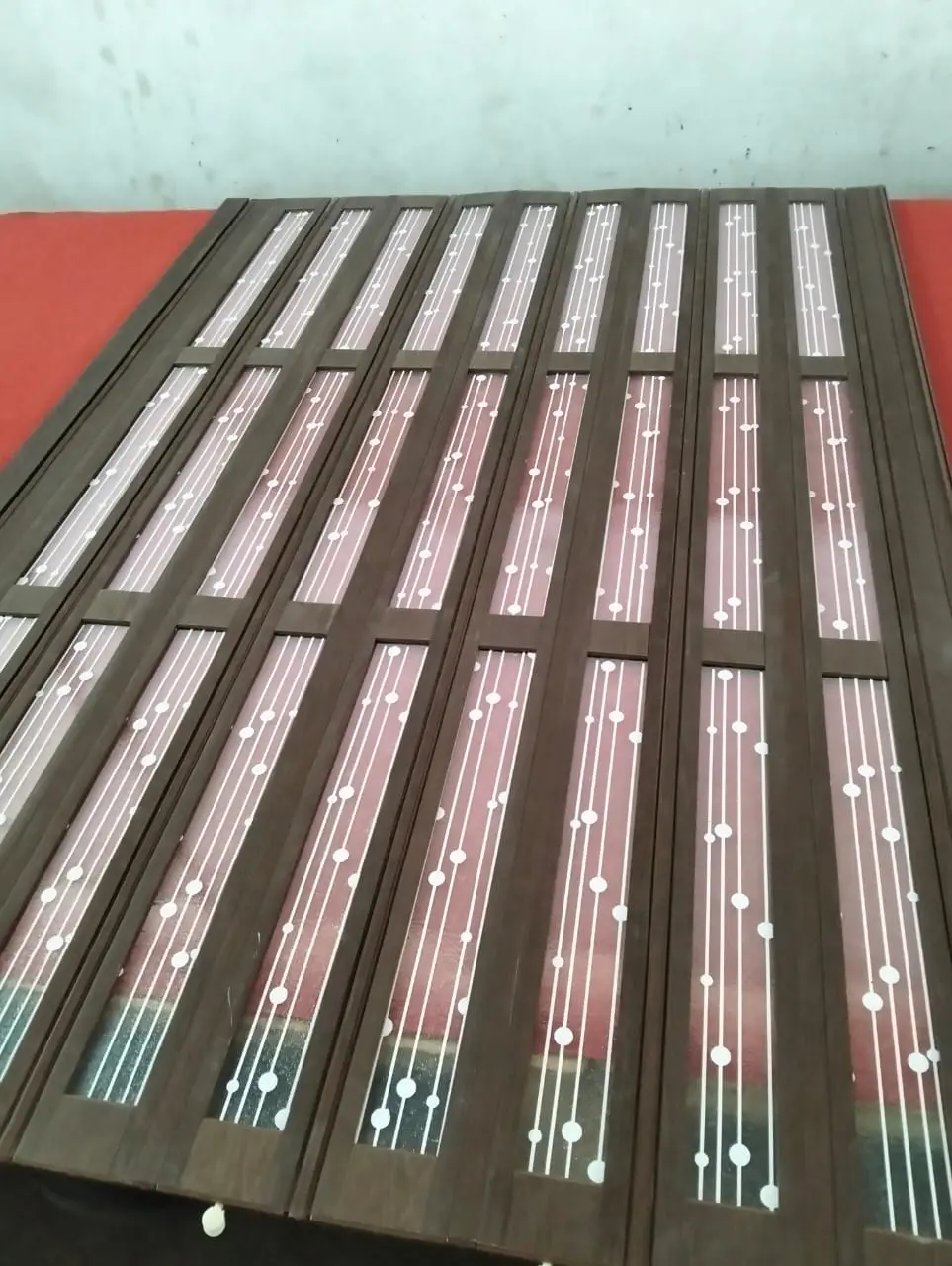 PINTU LIPAT PVC PINTU KAMAR TIDUR , SEKAT RUANGAN MINIMALIS  MINIMAL ORDER 1.5