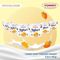 Gambar Yummy Fruit Yoghurt Mango 6 x 100gr dari YUMMY Dairy Kota Administrasi Jakarta Timur 1 Tokopedia