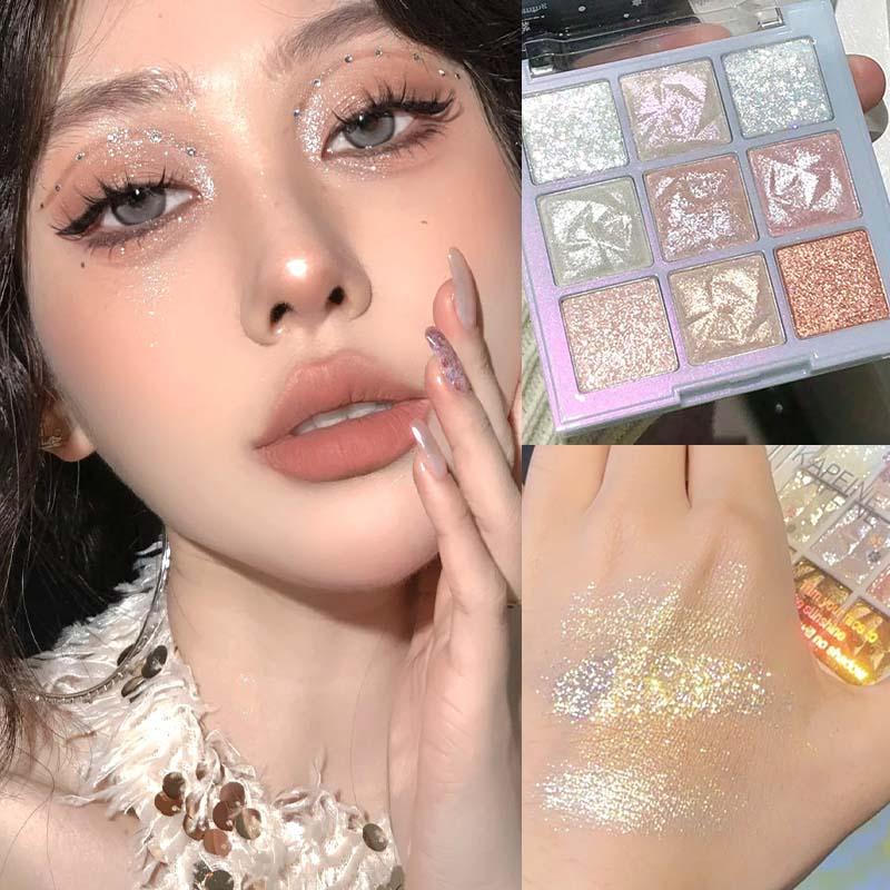 Product Introduction of Bảng Phấn Mắt, Bông Tuyết Chín Màu, Trang Điểm Ánh Ngọc Trai 2