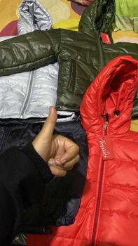 Product Review of jaket puffer kids / jaket anak gelembung usia 1-12 tahun hangat untuk sianak Perempuan size l (3-4th) ziper hitam jaket & mantel Abu Biru from D**g 1
