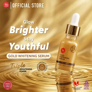 Viva Gold Whitening Serum with Triple Brightening Power, 2% Vitamin C, 4% Niacinamide, & Collagen - 20ml