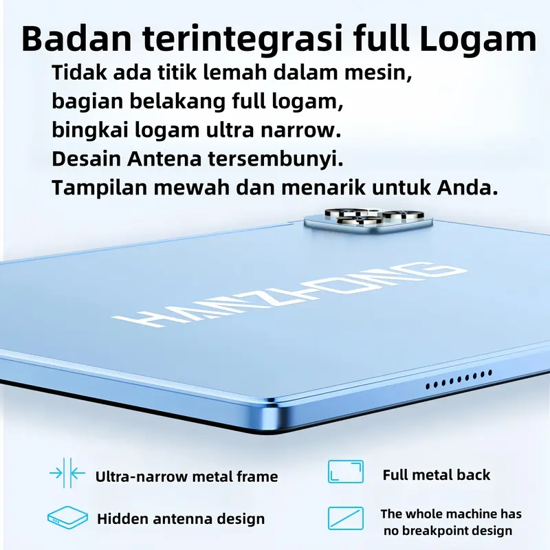 2025 X95 Pro Tablet 10.8 inci [16GB+1TB] Pengalaman Pro Layar Penuh OLED True Color 120Hz seperti PC l Ultra-tipis l Tablet Cerdas HD l Hiburan Kantor Baterai 12800 mAh Kamera Wif Bluetooth 7