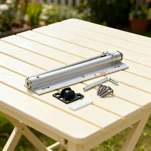 Kuatex Penutup Pintu Otomatis Baja Tahan Karat Sudut 0-180 Derajat Fleksibel Cocok untuk Berbagai Jenis Pintu Mudah Dipasang Kekuatan Disesuaikan