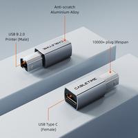 Gambar CABLETIME Converter USB C to USB B 2.0 Male For Printer Scanner Adapter Connector Kabel dari CABLETIME Jakarta Kota Administrasi Jakarta Barat 4 Tokopedia