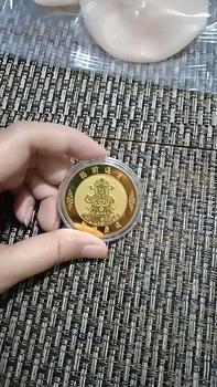 Product Review of 4.5cm Feng Shui Koin Emas Souvenir Gold Coin Koin Dewa Rejeki Pajangan Koleksi  Feng Shui Koin Emas Untuk Membawa Keberuntungan from O**a 0