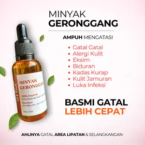 ArbaPlus Minyak Geronggang – Solusi Gatal Selangkangan, Perawatan Kulit Sensitif Efektif Mengatasi Gatal, Jerawat, dan Iritasi Kulit Wajah Berjerawat Kering Muka Hitam Berminyak