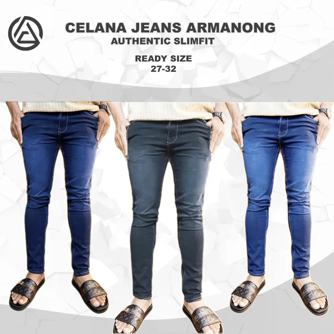 Celana Jeans Premium Armanong Slimfit VVIP
