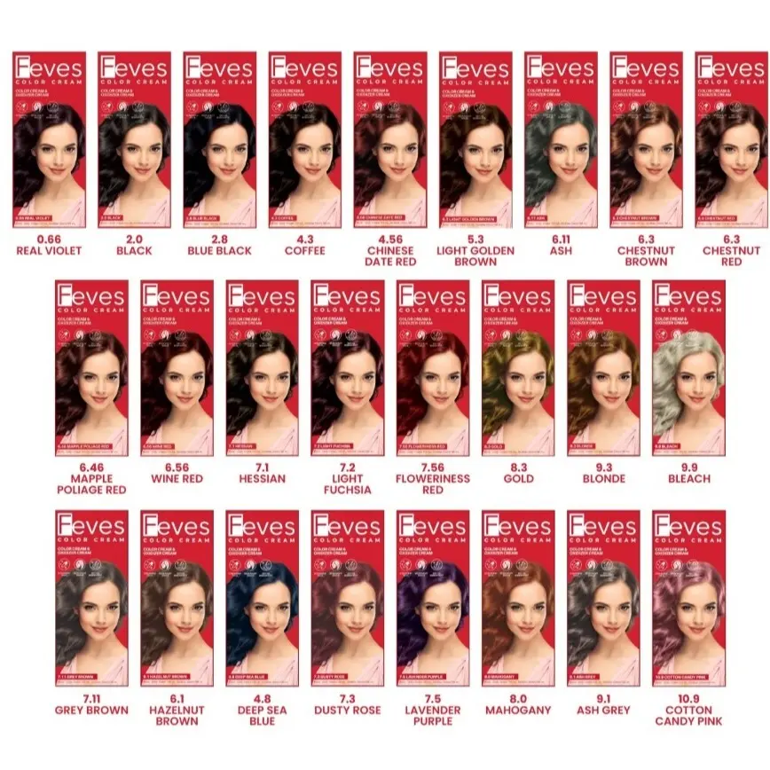 FEVES Hair Color Cat Rambut Permanen 100ml