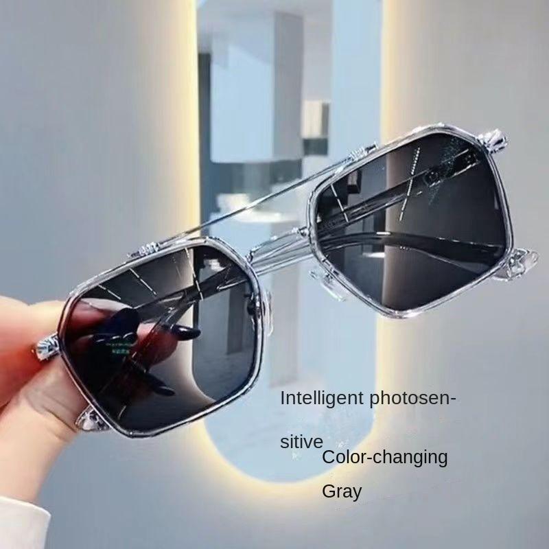 Kính Râm Đổi Màu Sử Dụng Kép Cho Nam, Kính Râm Hai Tia UV Để Lái Xe, Ruan Shuai Thug, Ngày Và Đêm 6
