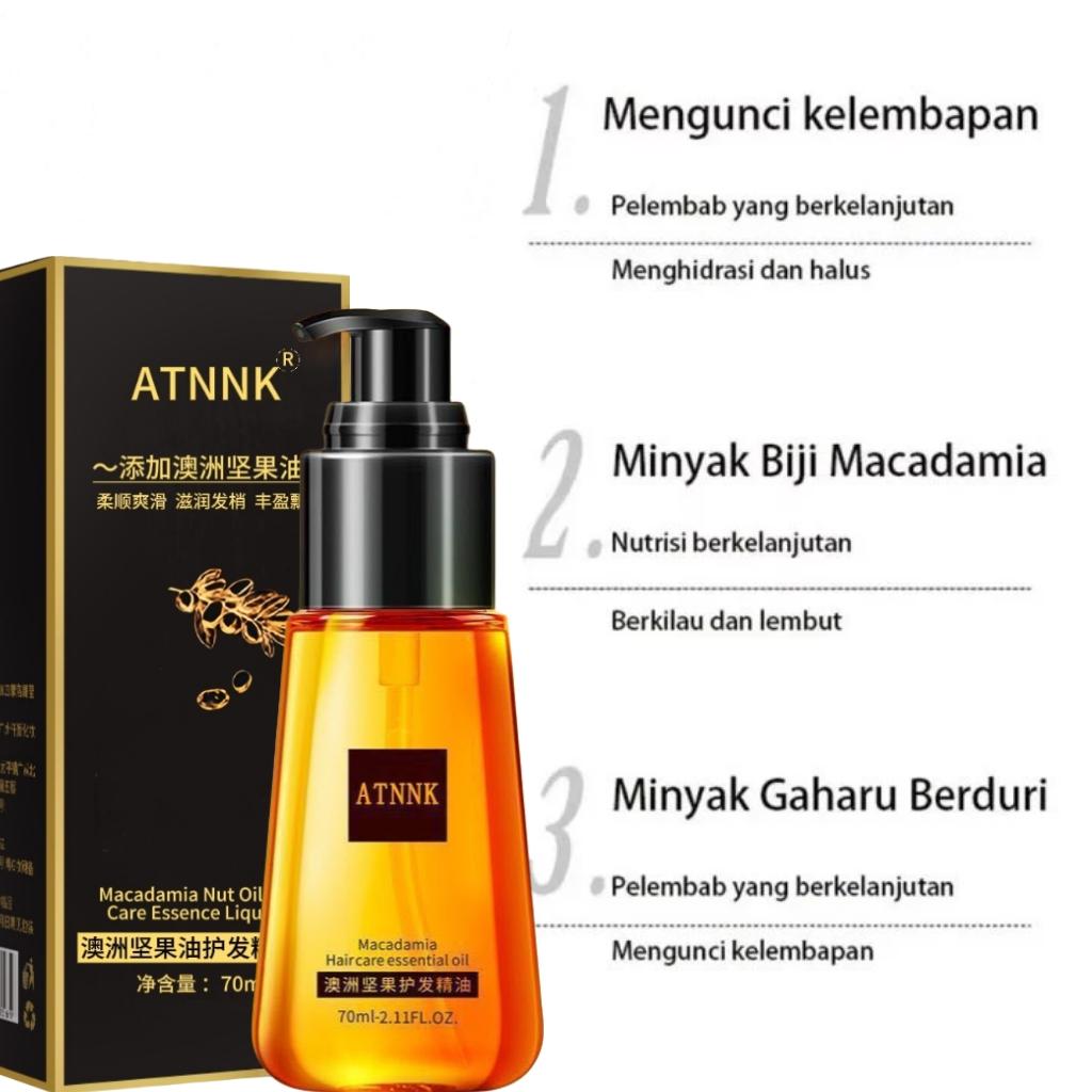 ATNNK Korean Perfect Hair Repair Serum/Vitamin Rambut Rontok Essential Oil 70 MLHair Repair Serum/ Rambut Sehat Berkilau Ellips 100% ORIGINAL PRODUCT