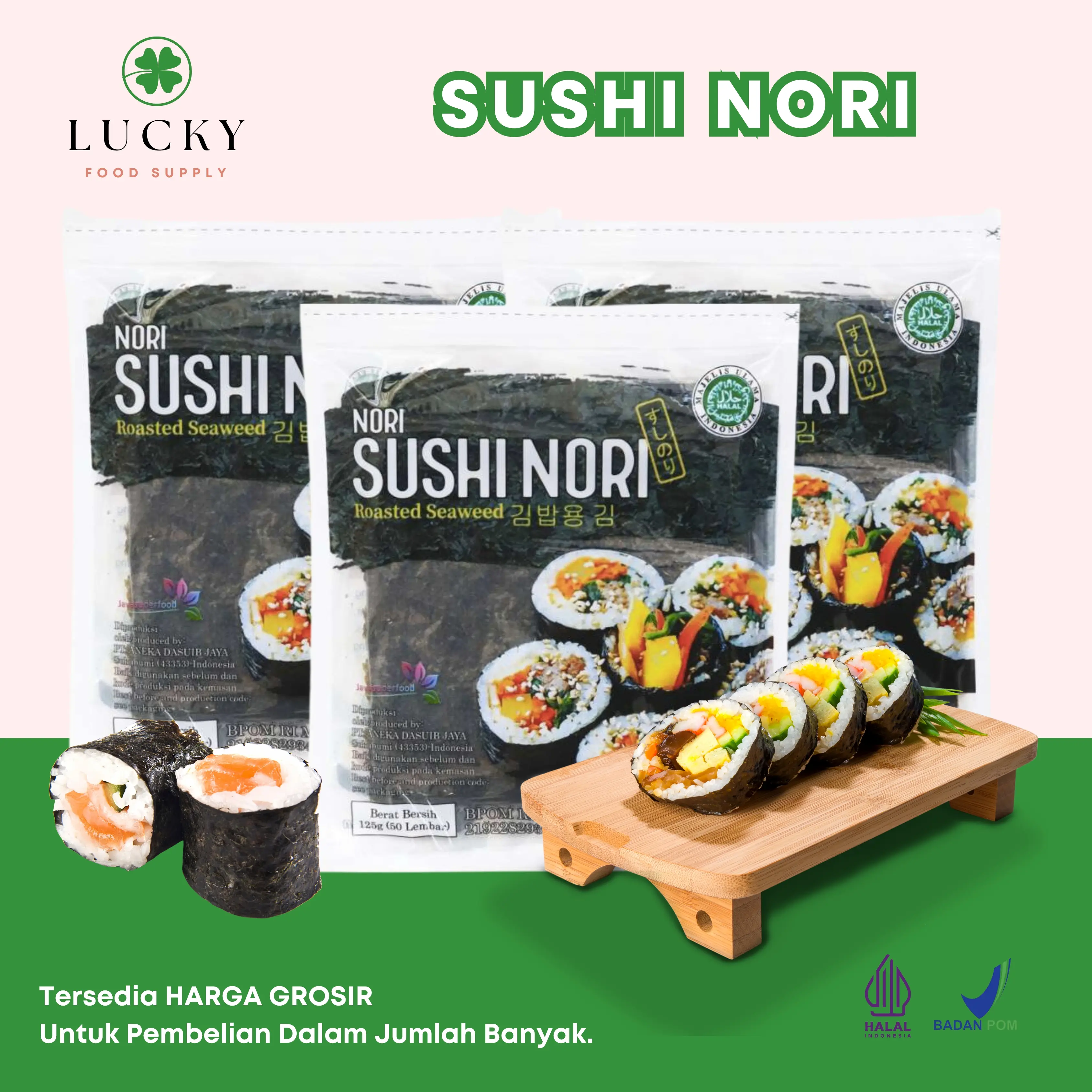 Sushi Nori Seaweed , Rumput Laut untuk Sushi / Kimbap.